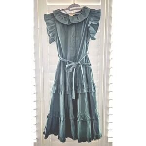 New Ruffle Dress By Listicle  Tie Waist Ruffle Sleeves Layered Skirt Cottagecore